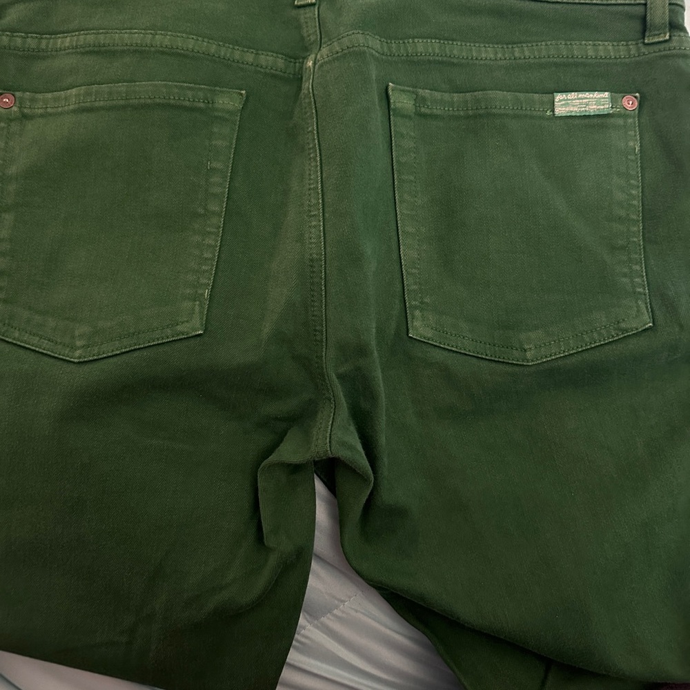 7 For All Mankind Skinny Stretch Jeans 💚💚 - Picture 2 of 6